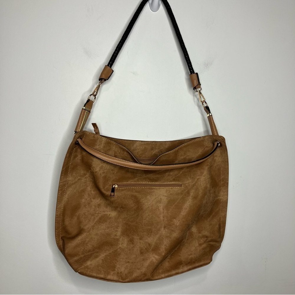 Mellow World coated canvas tote hobo bag‎ large